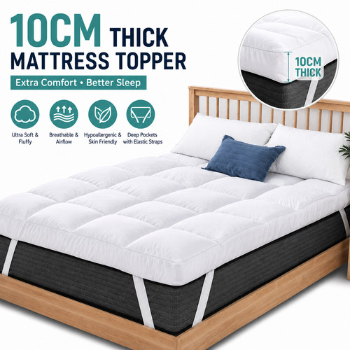 Mattress topper inch 10cm - mattress, 4