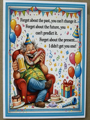 Handmade funny birthday card - handmade,