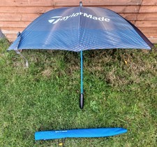 TAYLORMADE 60″ SINGLE CANOPY STORM PROOF GOLF UMBRELLA / GOLF BROLLEY & COVER