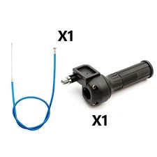 Twist Throttle & Blue Throttle Cable Mini Moto 47cc 49cc Quad ATV Bike