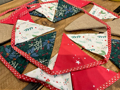 Christmas bunting garland - bunting,