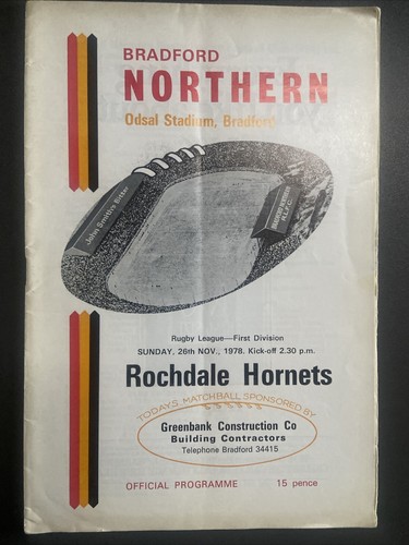Bradford northern rochdale - bradford,