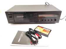YAMAHA KX650 RS 3 HEAD DUAL CAPSTAN Stereo Cassette Tape Deck Serviced working