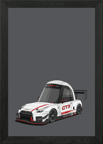 Nissan gtr r35 nismo - gtr, framed