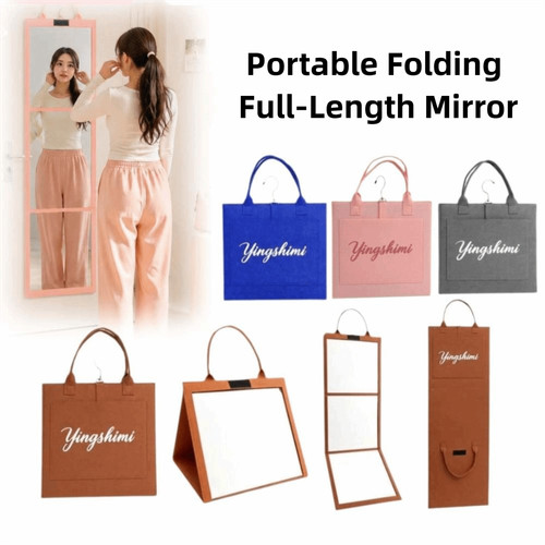 Foldable full length mirror - foldable, full-length