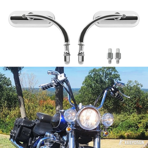 Chrome side mirrors - 2x,