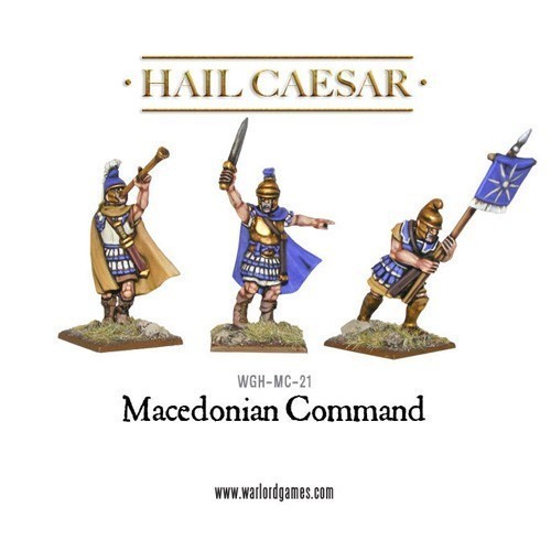 Macedonian command 28mm - macedonian,