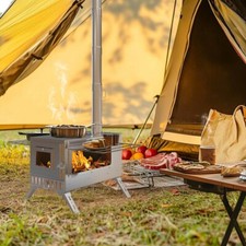 Large wood burning - large, stove