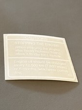 Cautions Stopping The Engine