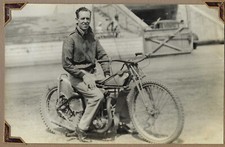 Antique vintage speedway race motorcycle J.A.P photograph original 30s 40s #37