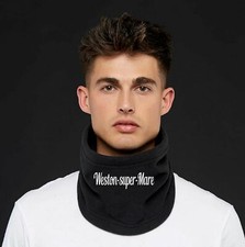 Weston-super-Mare Football Snood Scarf Neck Warmer Outdoor Hiking Christmas