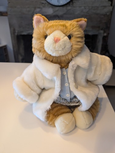 Vintage build bear cat plush - build,