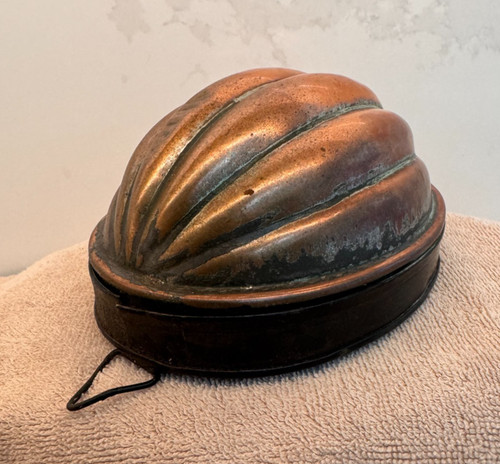Antique victorian copper jelly - victorian,