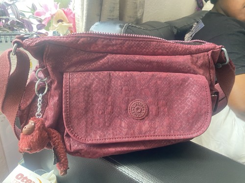 Kipling burgundy bag - kipling,