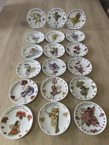 Set vintage flower fairies - 18,