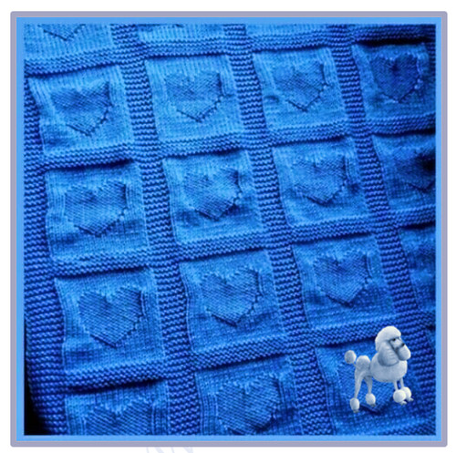 Knitting pattern blanket cot - knitting,
