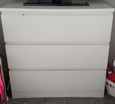 IKEA MALM chest of 3 drawers