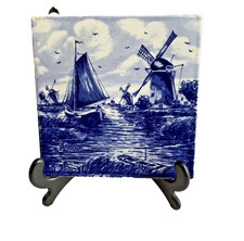 Delft Ceramic Tile Boat &