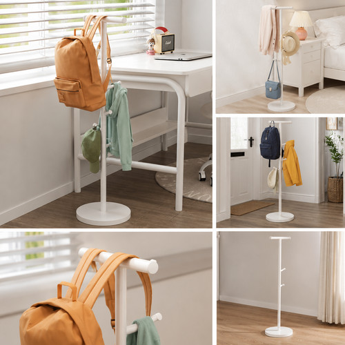 Floor standing backpack hanger - standing,