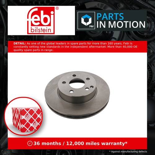 Brake discs pair vented - 2x,