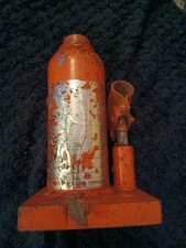 vintage Red Bottle Jack for