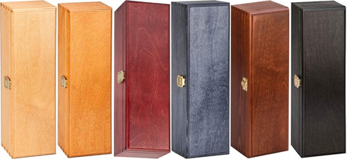 Single bottle wooden luxury - bottle,