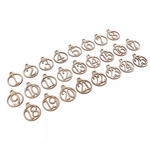 Wooden numbers for - wooden,