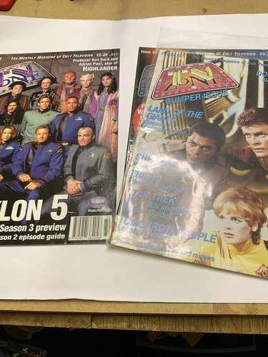 15x vintage zone magazine - vintage, tv