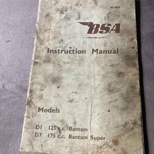 Bsa bantam 125 - bsa,