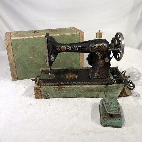 Antique singer sewing machine - singer,