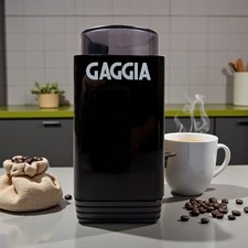 Gaggia Electric Coffee Grinder Model Lama - Black - Very Good Working Condition