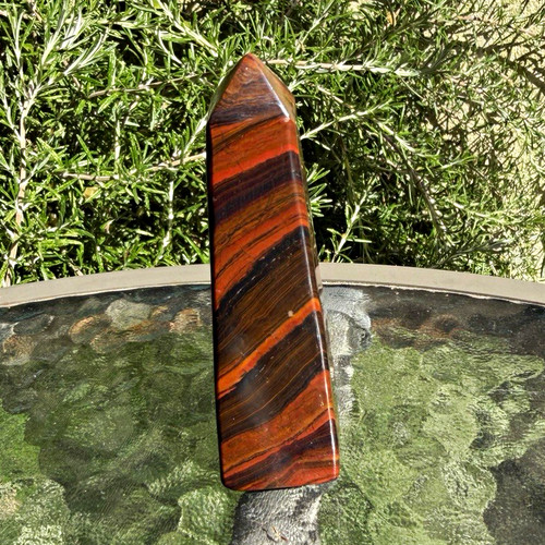Natural tiger eye crystal - natural, tiger's
