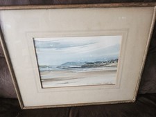 Dorothy Bruce ,Contemporary Watercolour and Pen  Kameo Bay, Millport , Signed