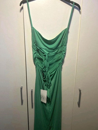 Zara green cowl neck - zara,