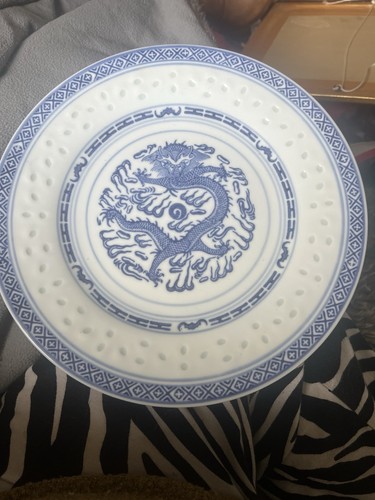 Vintage chinese display - vintage, plate