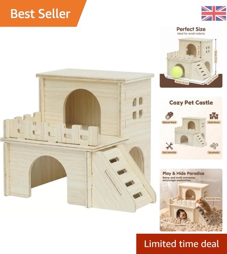 Spacious wooden guinea pig - spacious,
