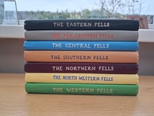 A Pictorial Guide To The Lakeland Fells By Wainwright - 7 Book Set Collectable