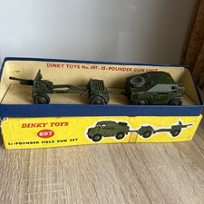 Dinky 697 pounder field - dinky,