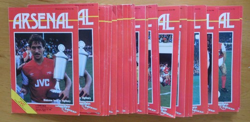 Arsenal home away programmes - home, &