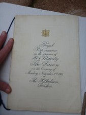 Original programme Royal Variety London Palladium 64 Tommy Cooper Cilla Black