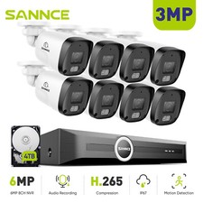 SANNCE 3MP CCTV Camera System