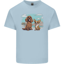 A Chihuahua & Cocker Spaniel Dogs Kids T-Shirt Boys Girls