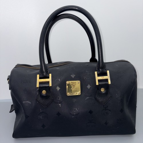 Vtg mcm michael cromer black - mcm,