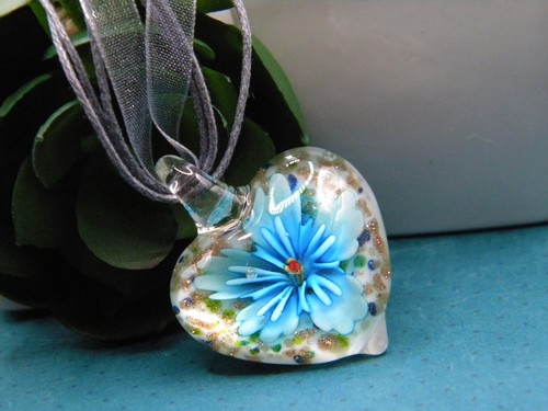 Murano glass statement - statement, flower