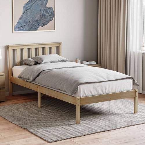 Wooden bed frame - bed, solid
