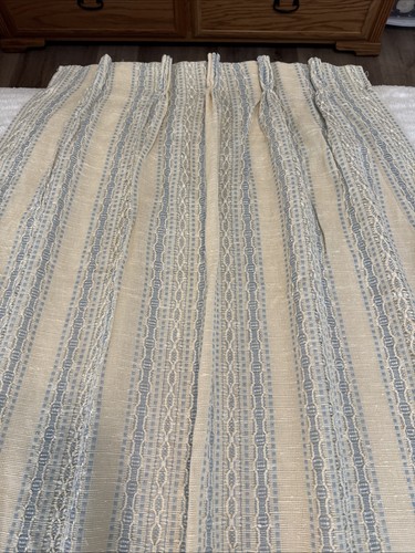 Vtg curtains mcm woven - 4,