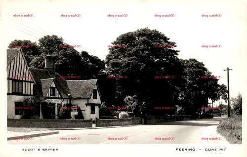 Feering gore pit postcard - feering,