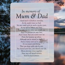 In Memory Mum & Dad Graveside