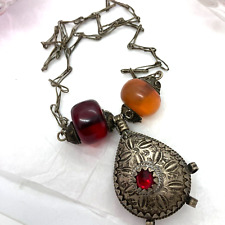 Afghan vintage jewellery necklace ethnic tribal chunky beads handmade decorative