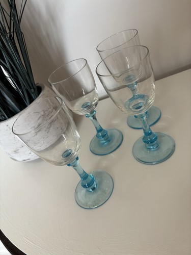 Vintage blue stem - stem, sherry